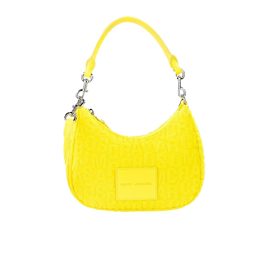 Marc Jacobs Monogram Terry Hobo Shoulder Bag in Golden Kiwi