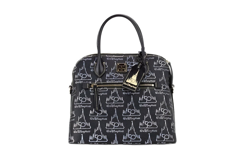 Dooney & Bourke Schwarze Walt Disney World 50th Anniversary Leder-Tasche