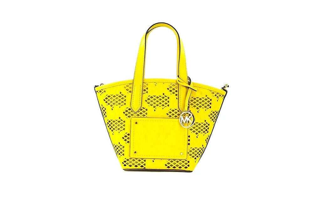 Michael Kors Kimber Small Daffodil Leder 2-in-1 Reißverschluss-Tasche Umhängetasche Geldbörse
