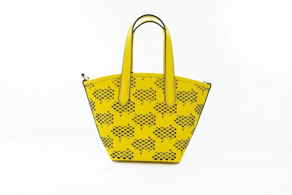 Michael Kors Kimber Small Daffodil Leder 2-in-1 Reißverschluss-Tasche Umhängetasche Geldbörse