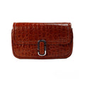 Marc Jacobs The Mini Shoulder Bag Spice Brown Geprägtes Leder Umhängetasche