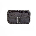 Marc Jacobs The Mini J Marc Schultertasche Schwarz Pailletten Umhängetasche