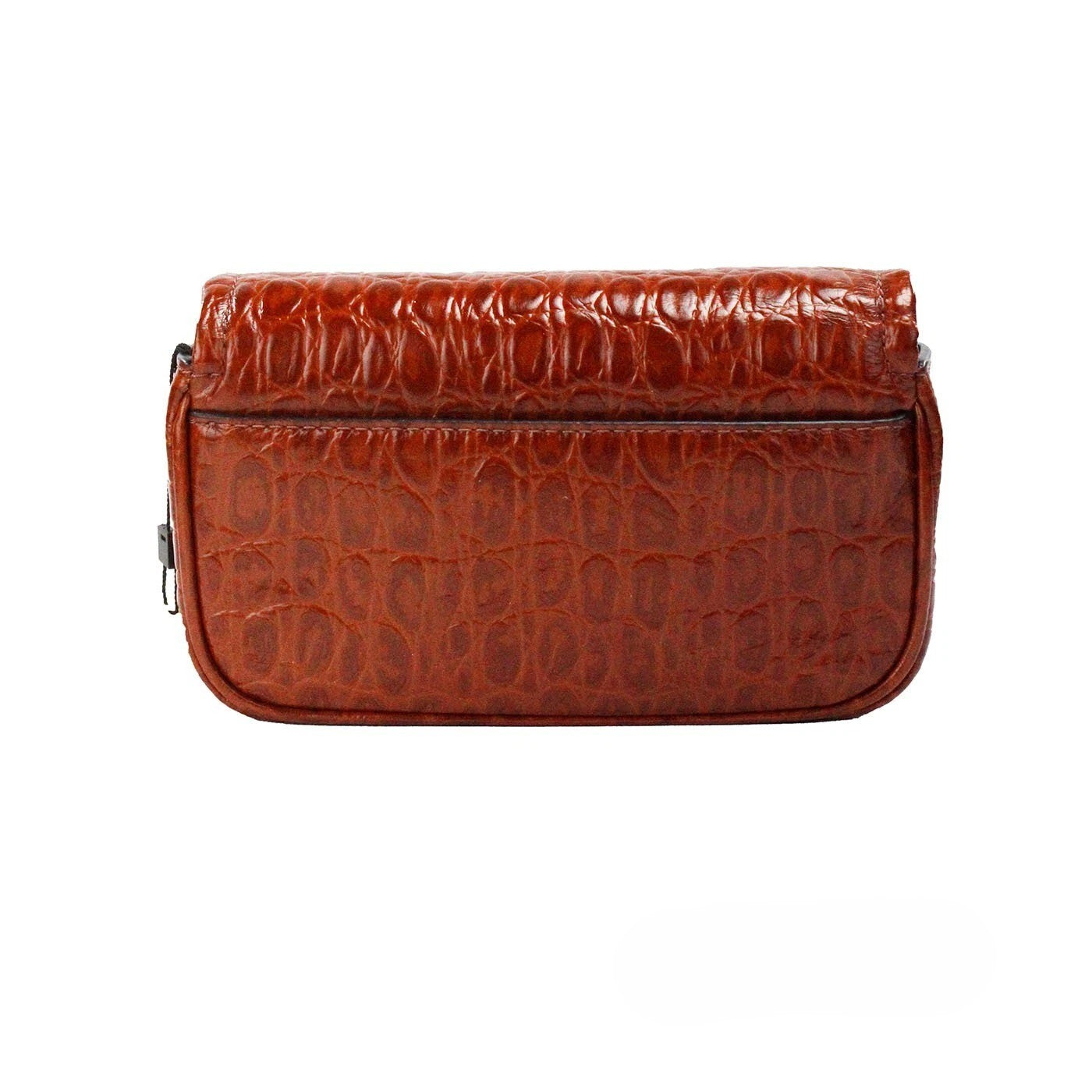 Marc Jacobs The Mini Shoulder Bag Spice Brown Geprägtes Leder Umhängetasche