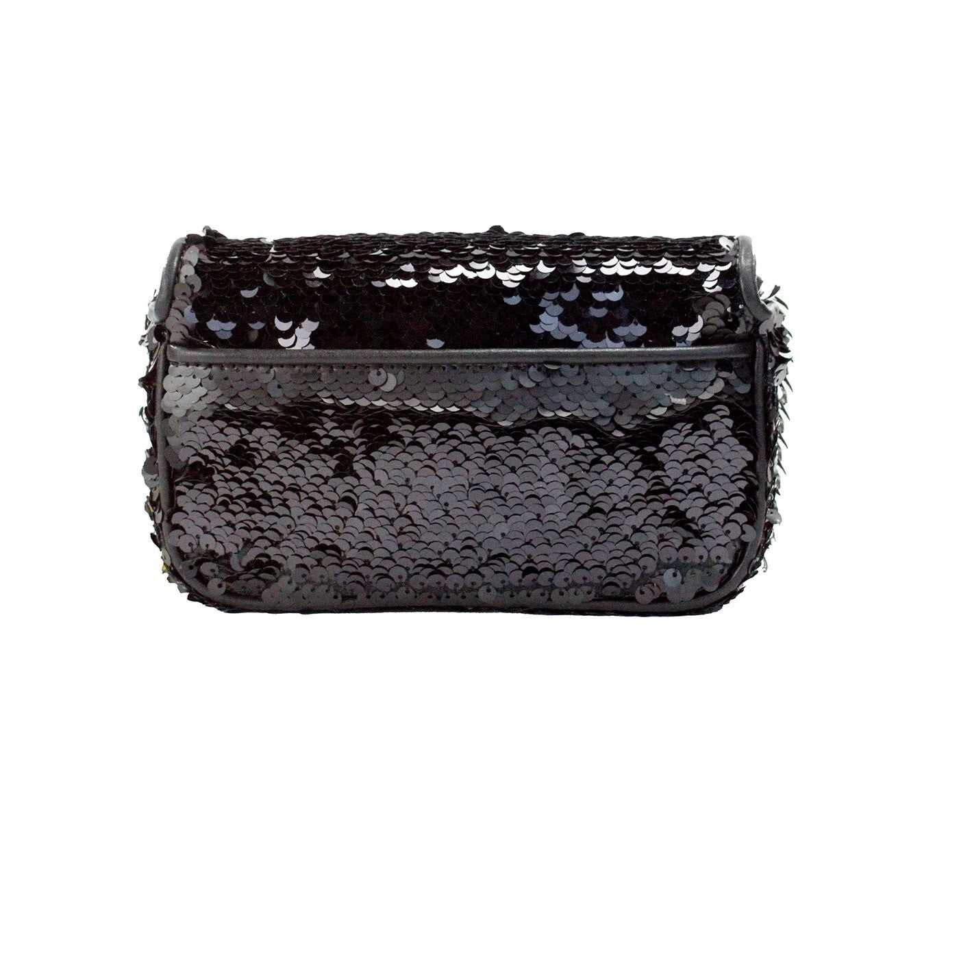 Marc Jacobs The Mini J Marc Schultertasche Schwarz Pailletten Umhängetasche