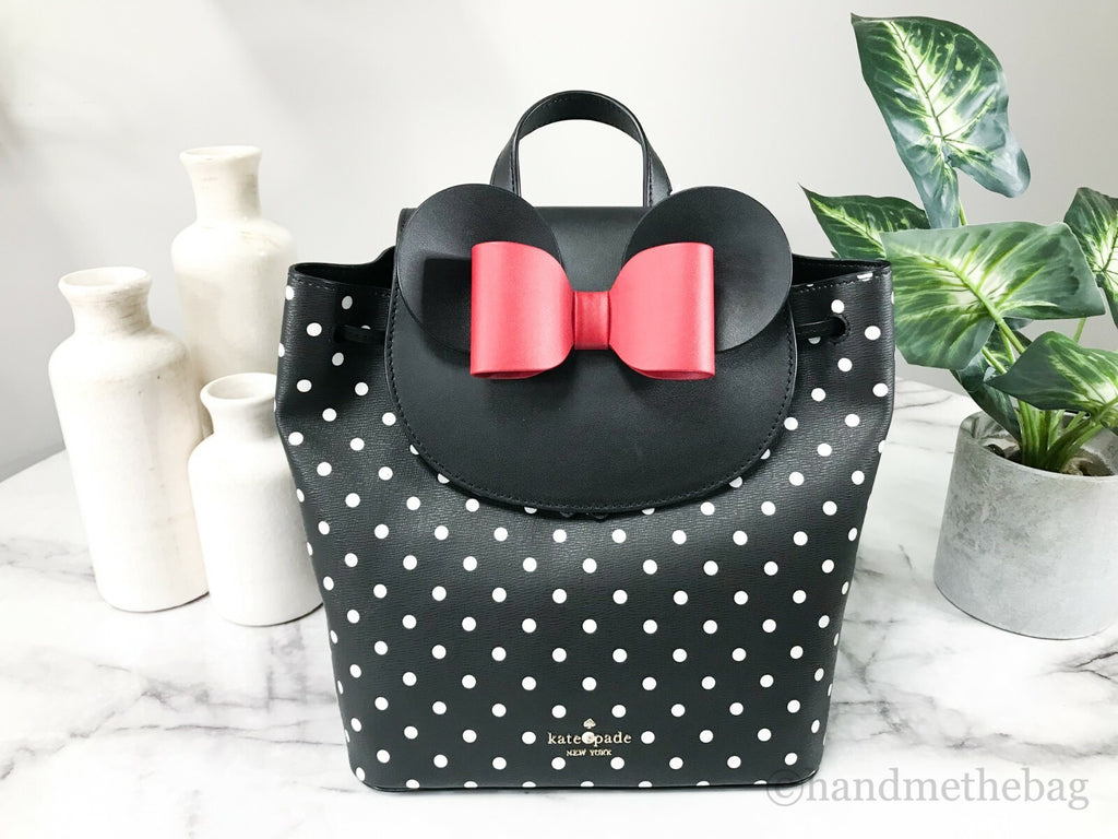 Kate Spade Disney Minnie Mouse Lederrucksack mittelgroß