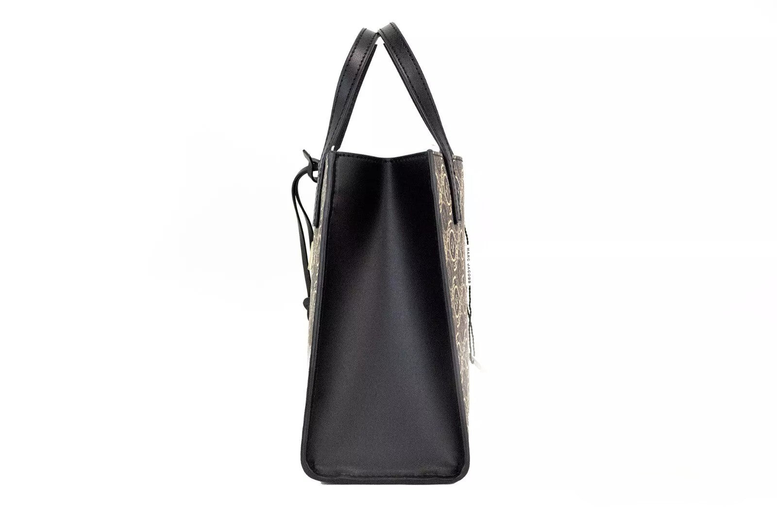 Marc Jacobs Mini Grind Signet Bedruckte Leder Crossbody Tote Handtasche