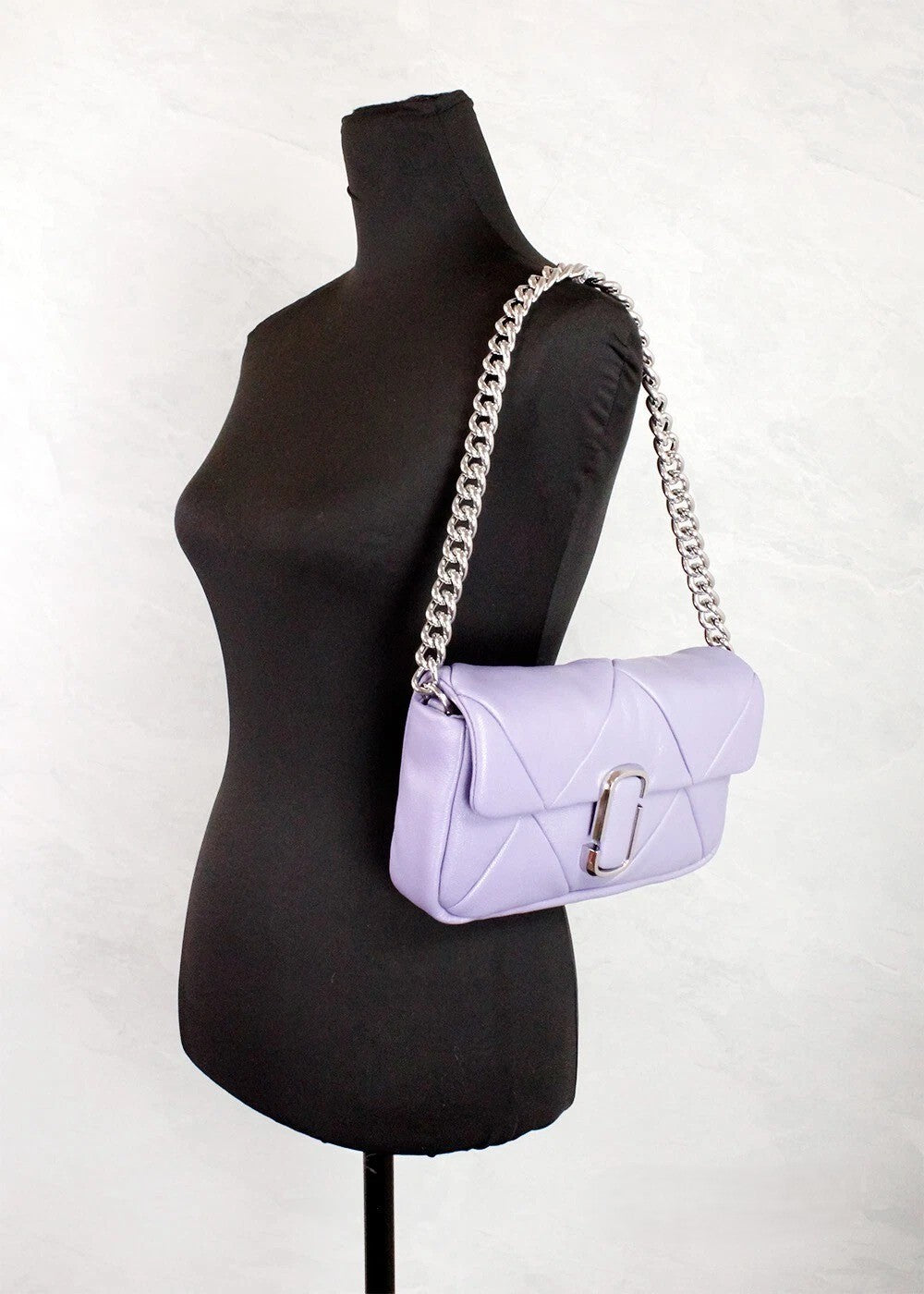 Marc Jacobs The J Marc Daybreak Diamond Quilted Leather Schultertasche Crossbody Bag