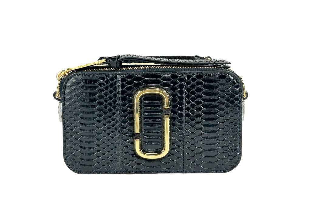 Marc Jacobs The Snapshot Crossbody Bag aus Schlangenleder