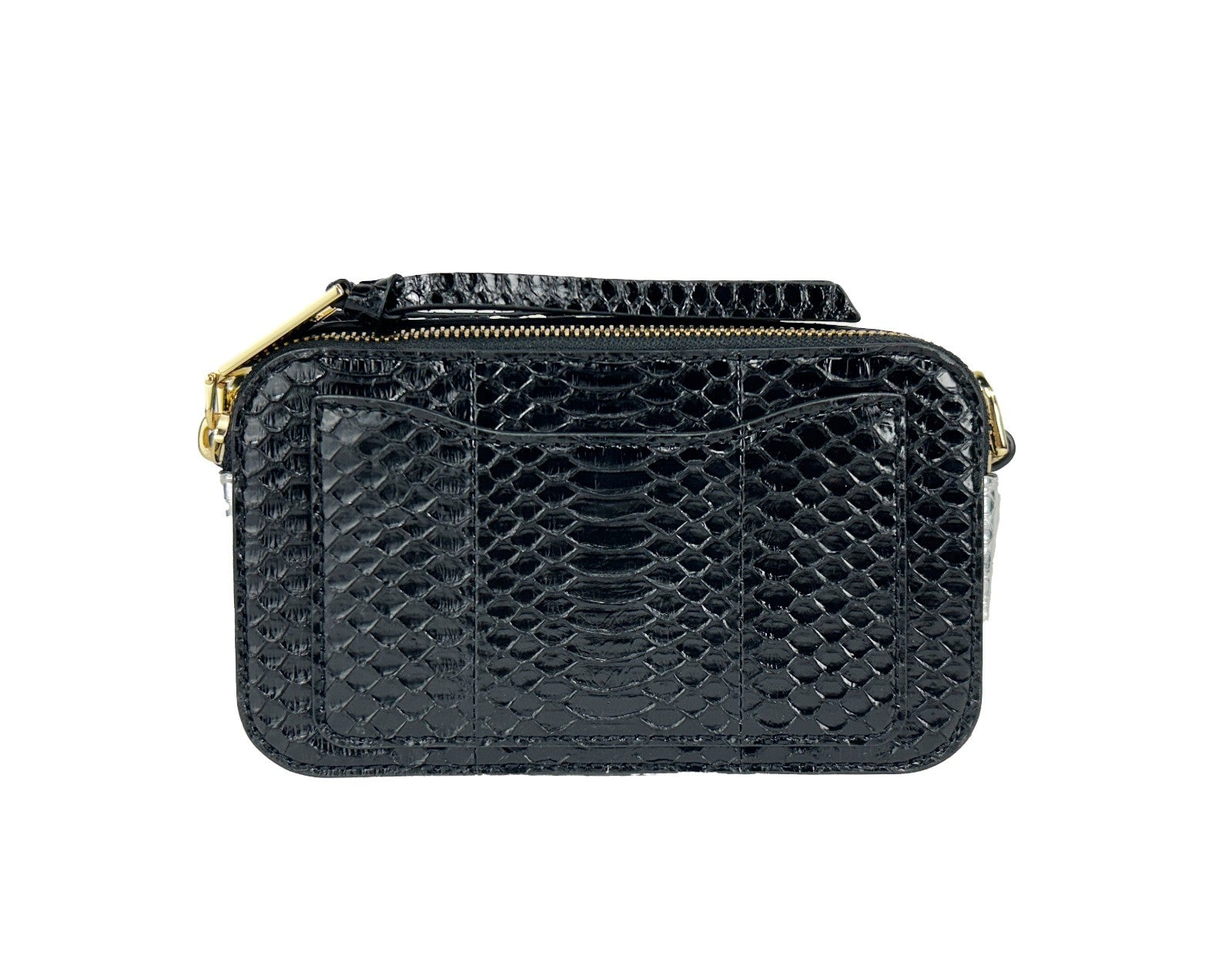 Marc Jacobs The Snapshot Crossbody Bag aus Schlangenleder