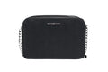 Michael Kors Jet Set Large East West Crossbody Bag in Black Saffiano Leather