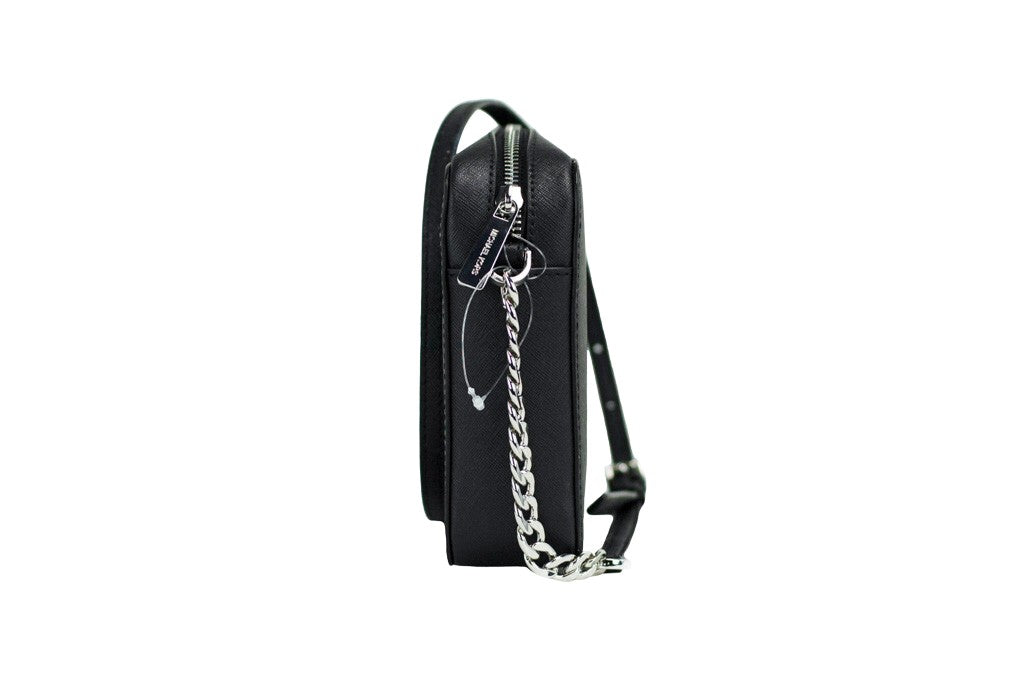 Michael Kors Jet Set Large East West Crossbody Bag in Black Saffiano Leather