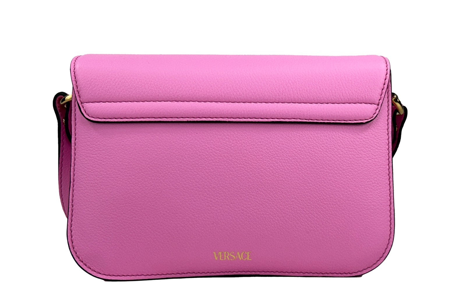 Versace La Medusa Schultertasche aus rosa Leder