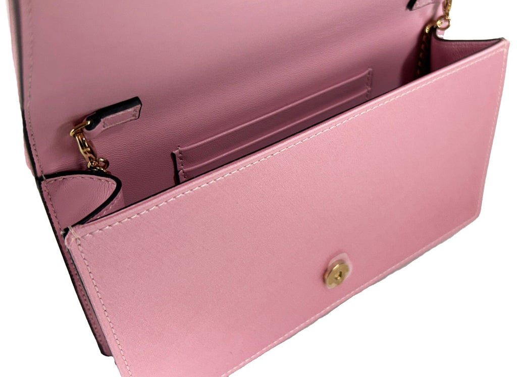 Versace Medusa Crystal Satin Mini Chain Shoulder Bag Handbag