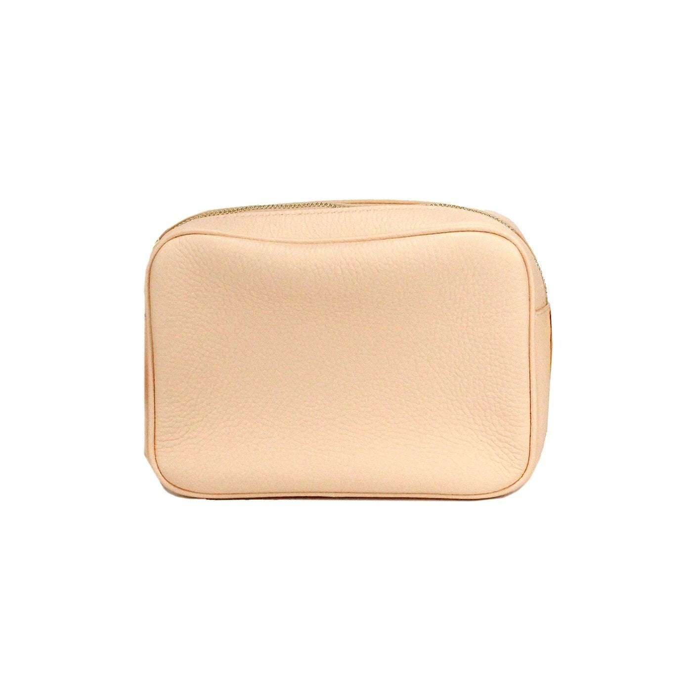 Burberry Grainy Leather Small Peach Pink Camera Bag with Logo