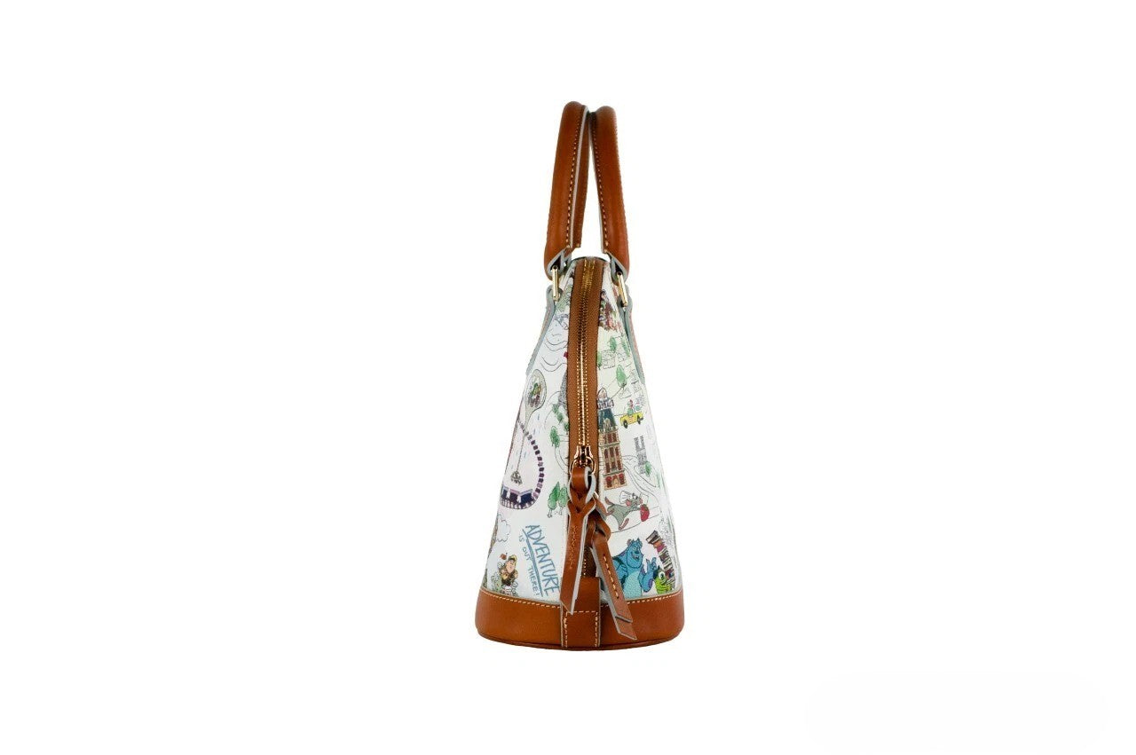 Dooney & Bourke Disney Pixar Karten Satchel Umhängetasche Geldbörse