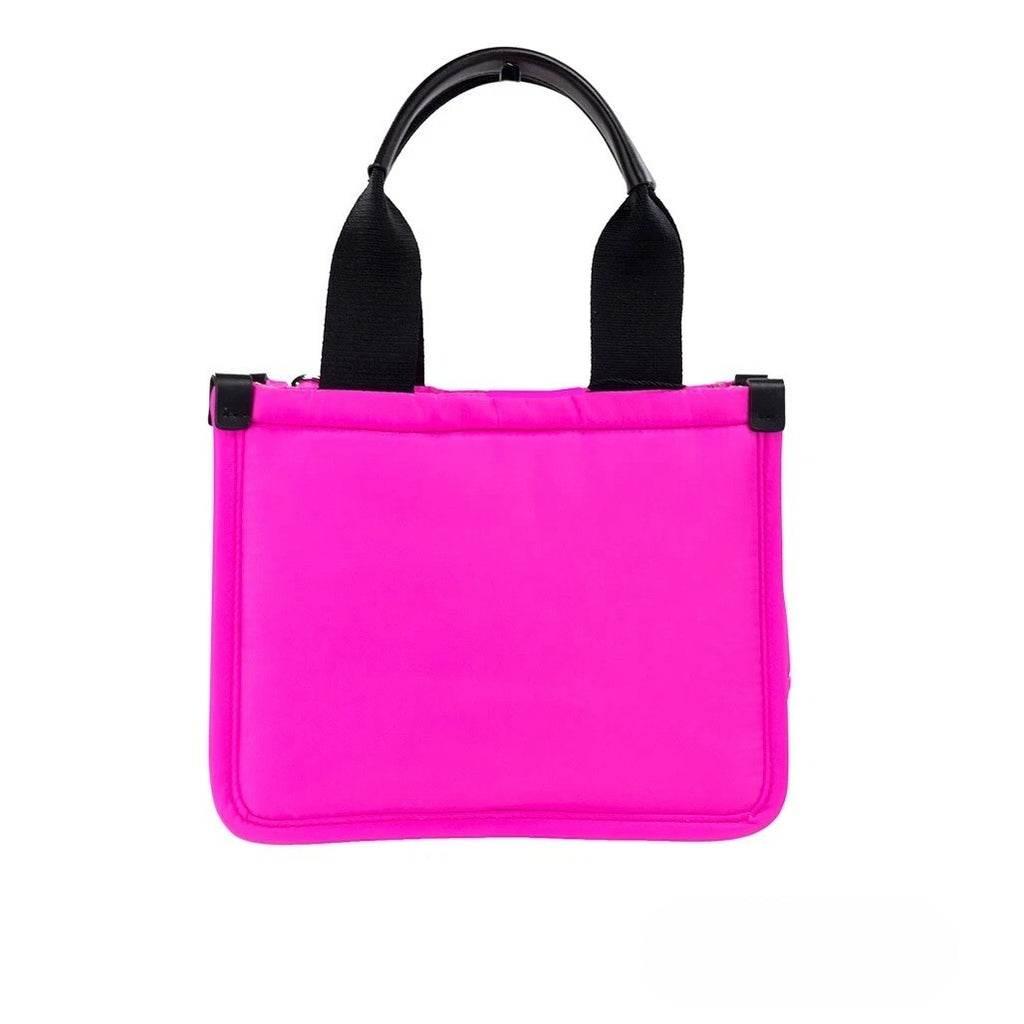 Marc Jacobs Kleine Neon-Fuchsia Nylon-Stofftasche Convertible Bag Purse