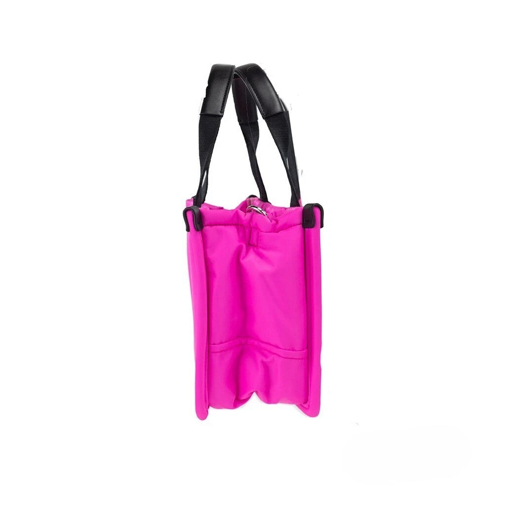 Marc Jacobs Kleine Neon-Fuchsia Nylon-Stofftasche Convertible Bag Purse