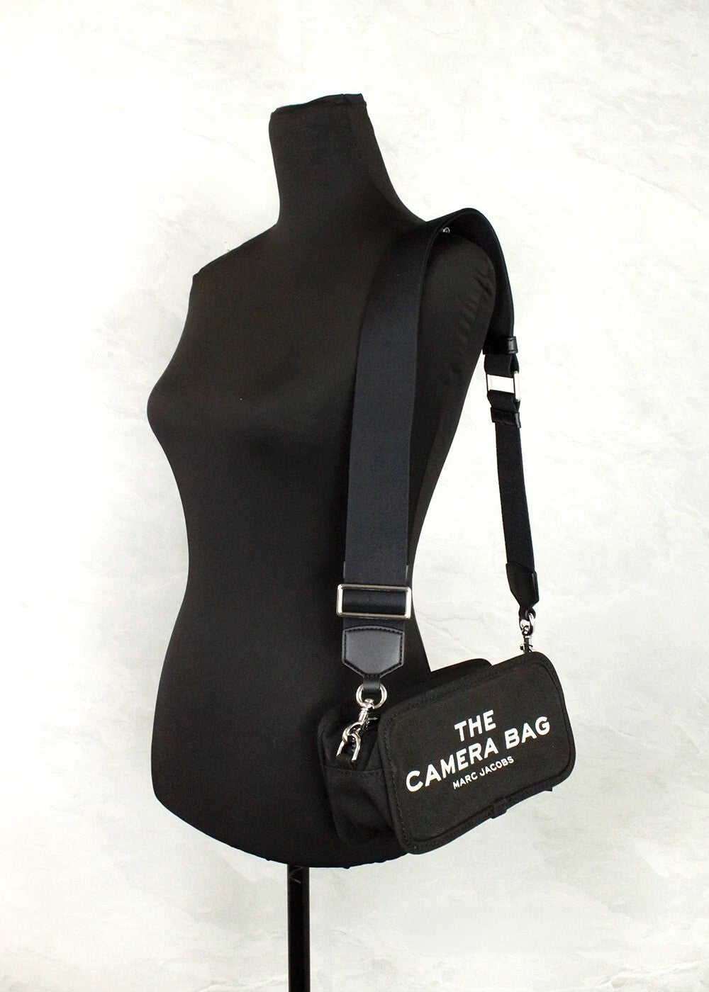 Marc Jacobs The Camera Bag Black Canvas Shoulder Bag