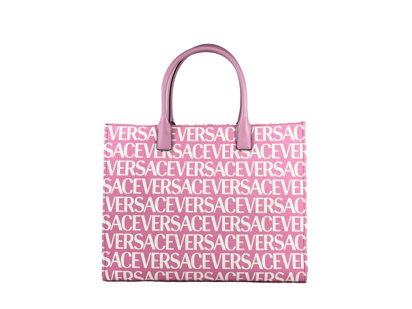 Versace Medusa Große Canvas Shopper Bag Baby Pink