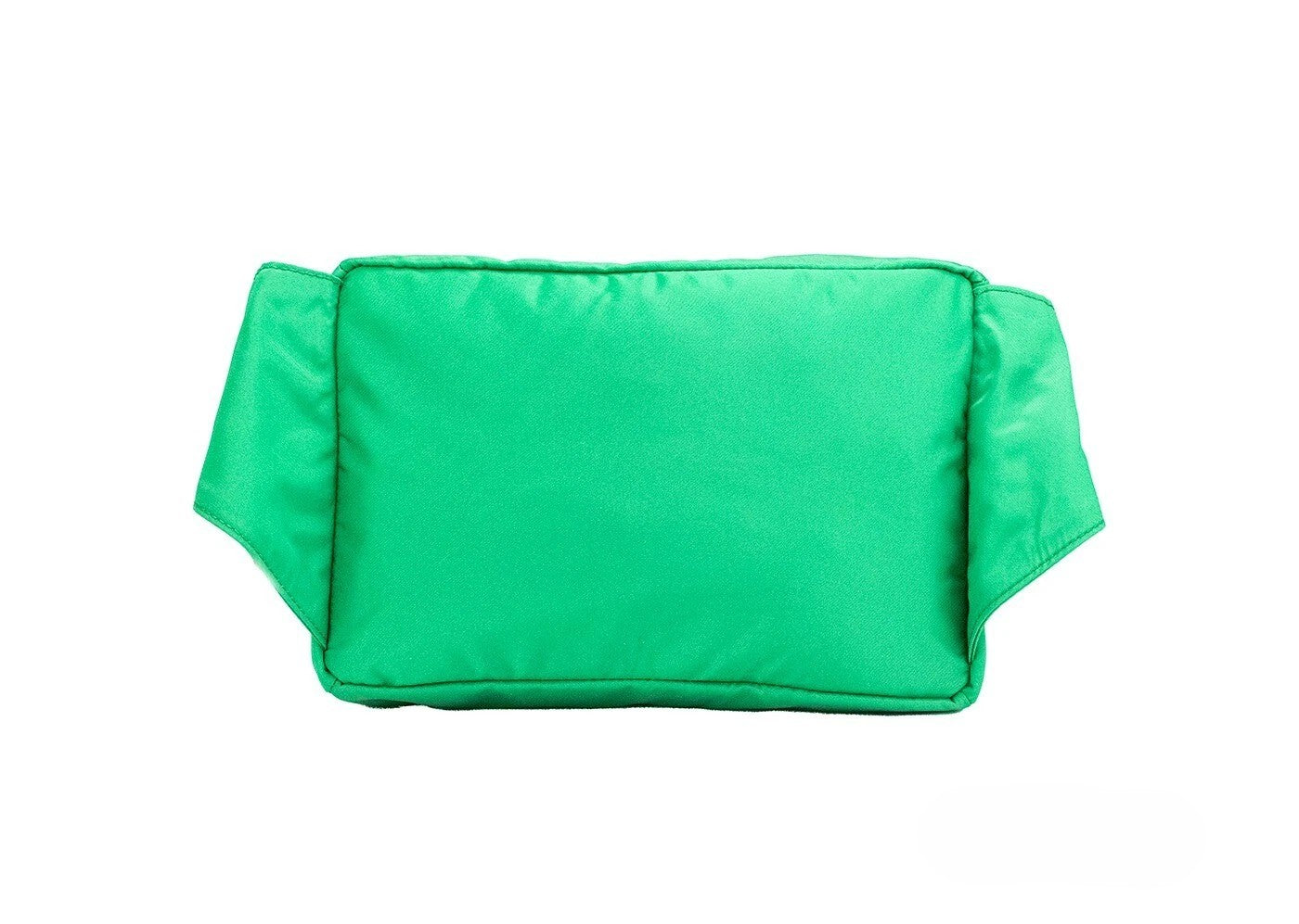 Versace Kleine Gürteltasche aus mattem, leuchtend grünem Nylon mit Medusa-Logo