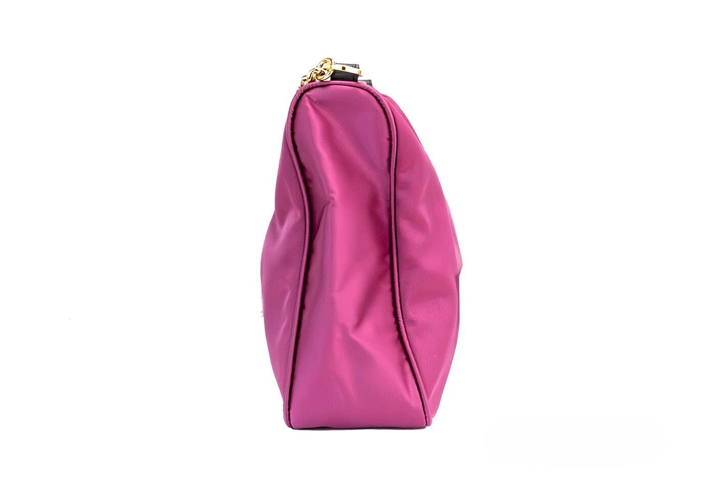 Versace Small Dahlia Nylon Fabric Medusa Charm Shoulder Bag