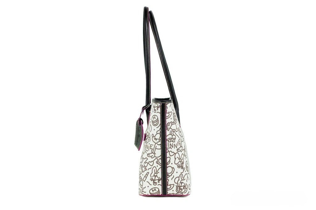 Dooney & Bourke Disney Medium Minnie Mouse Line Art Coated Cotton Tote