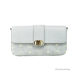MCM Kleine Mode Travia Umhängetasche aus genarbtem Visetos-Leder, als Crossbody und Clutch tragbar