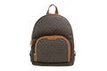 Michael Kors Jaycee Große braune Signature PVC Schultertasche Rucksack Bookbag
