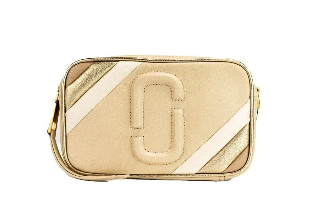 Marc Jacobs The Moto Shot 21 Curds Leather Camera Crossbody Bag