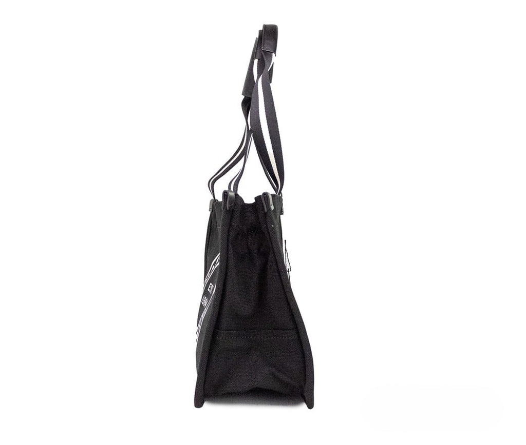Marc Jacobs Mittlere Schwarze Canvas Schultertasche Convertible Tote Bag