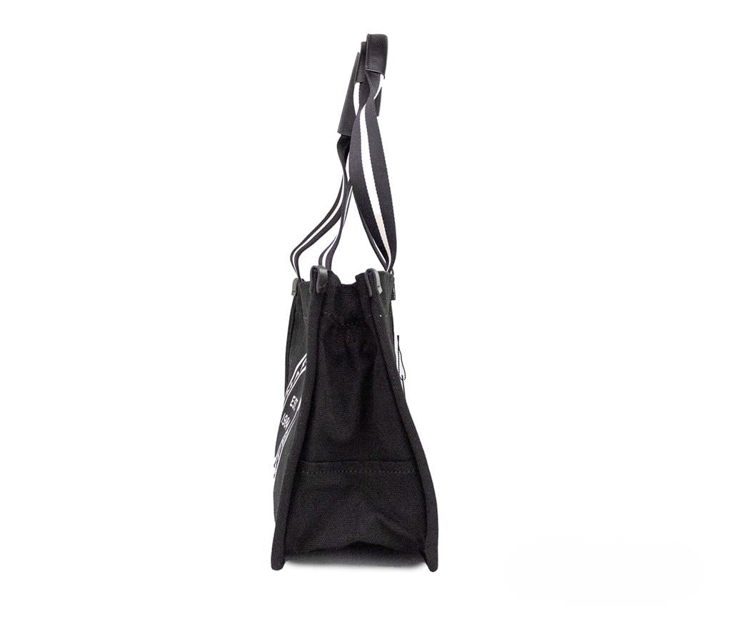Marc Jacobs Mittlere Schwarze Canvas Schultertasche Convertible Tote Bag