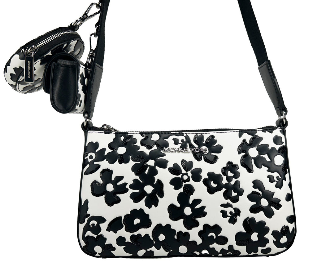 Michael Kors Umhängetasche mit Blumenmuster für Tech-Accessoires