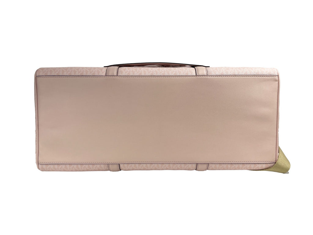 Michael Kors Travel Extra Large Powder Blush PVC Weekender Reisetasche