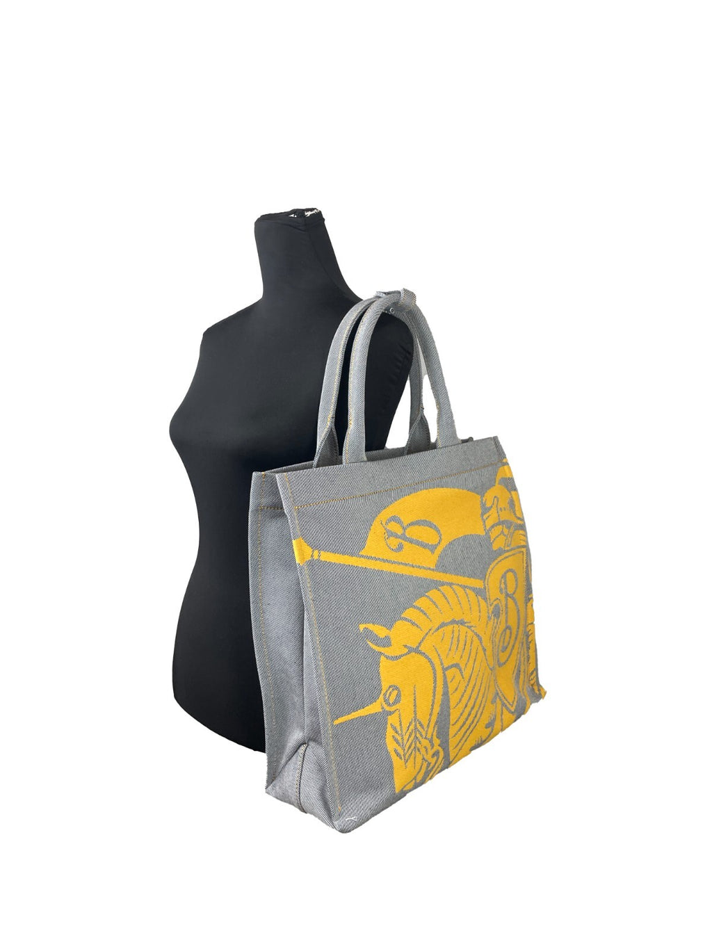 Burberry EKD Canvas Tote Bag mit Münzetui