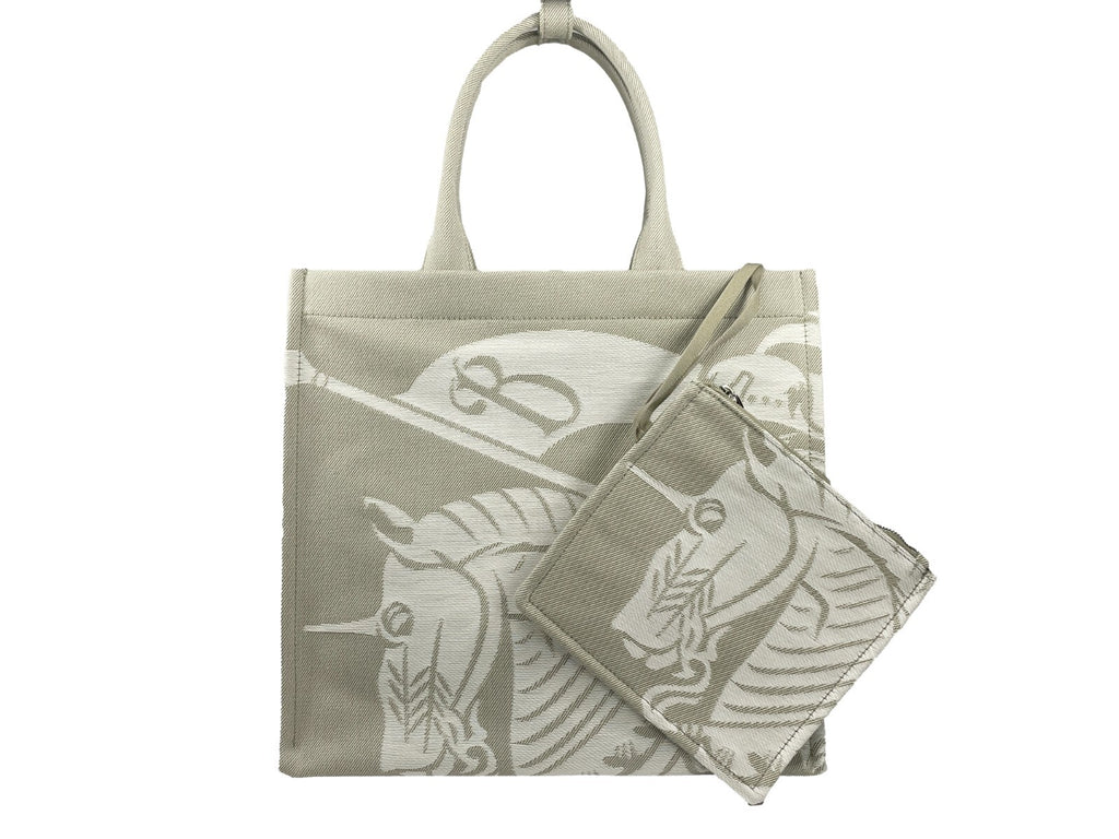 Burberry EKD Canvas Tote Bag with Coin Pouch