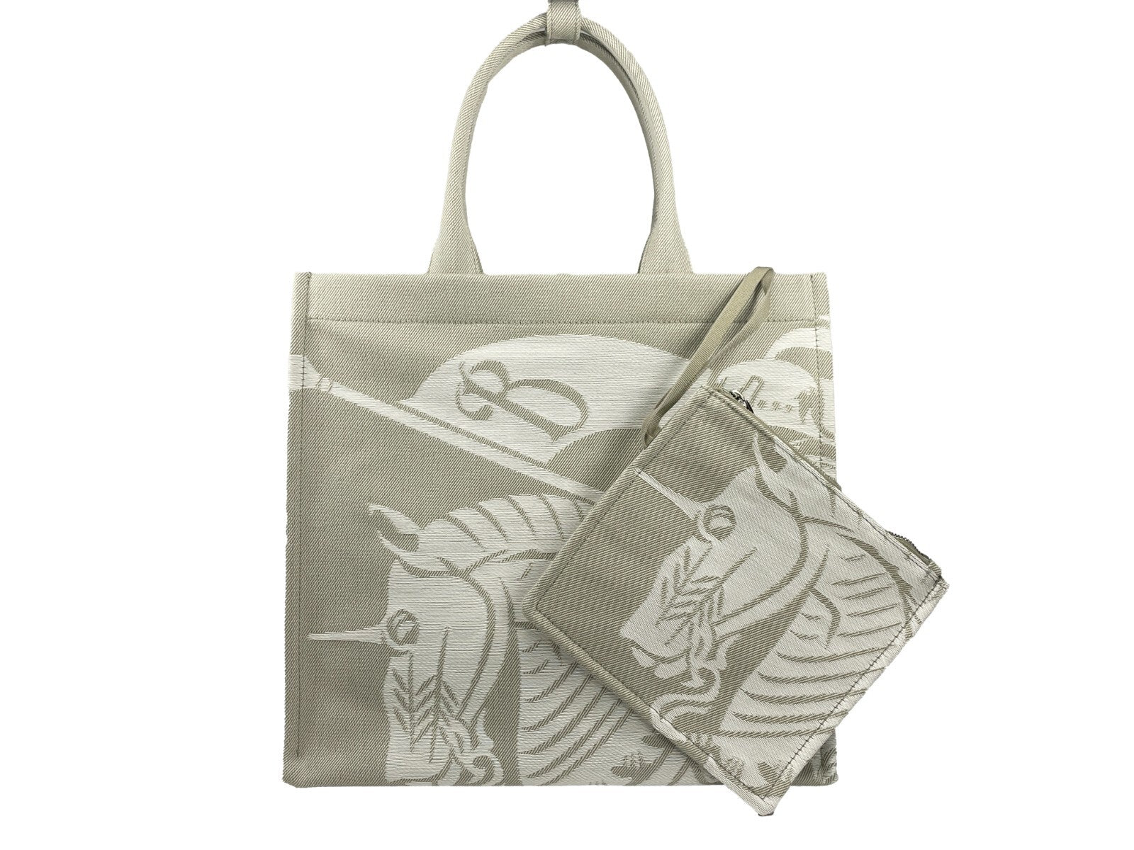 Burberry EKD Canvas Tote Bag with Coin Pouch