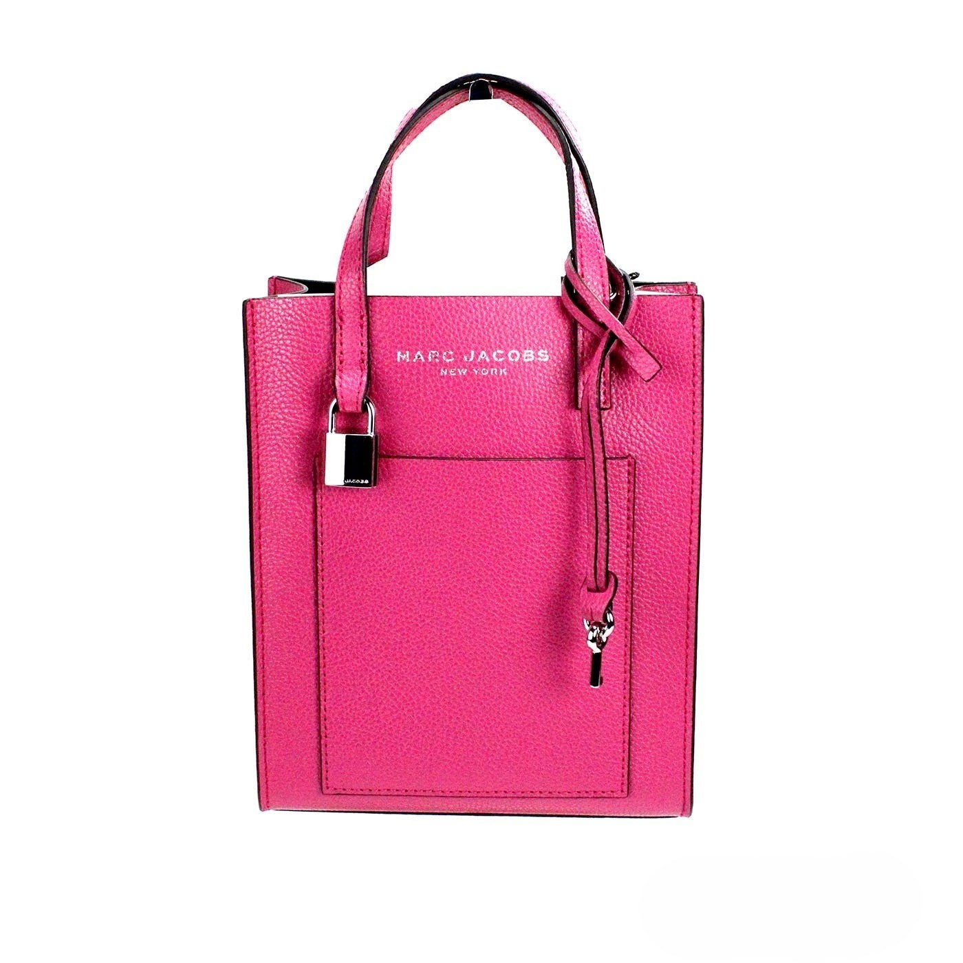 Marc Jacobs Mini Grind Kaktusblüte genarbtes Leder Umhängetasche Tote Bag