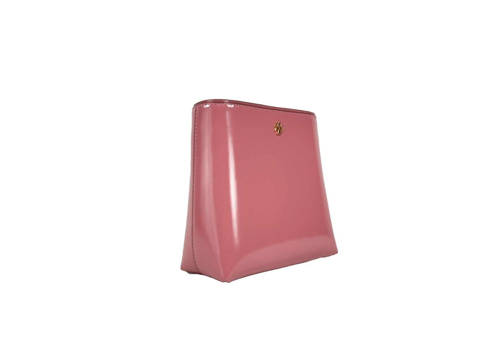 Tory Burch Patent Emerson Small Bucket Bag Handbag