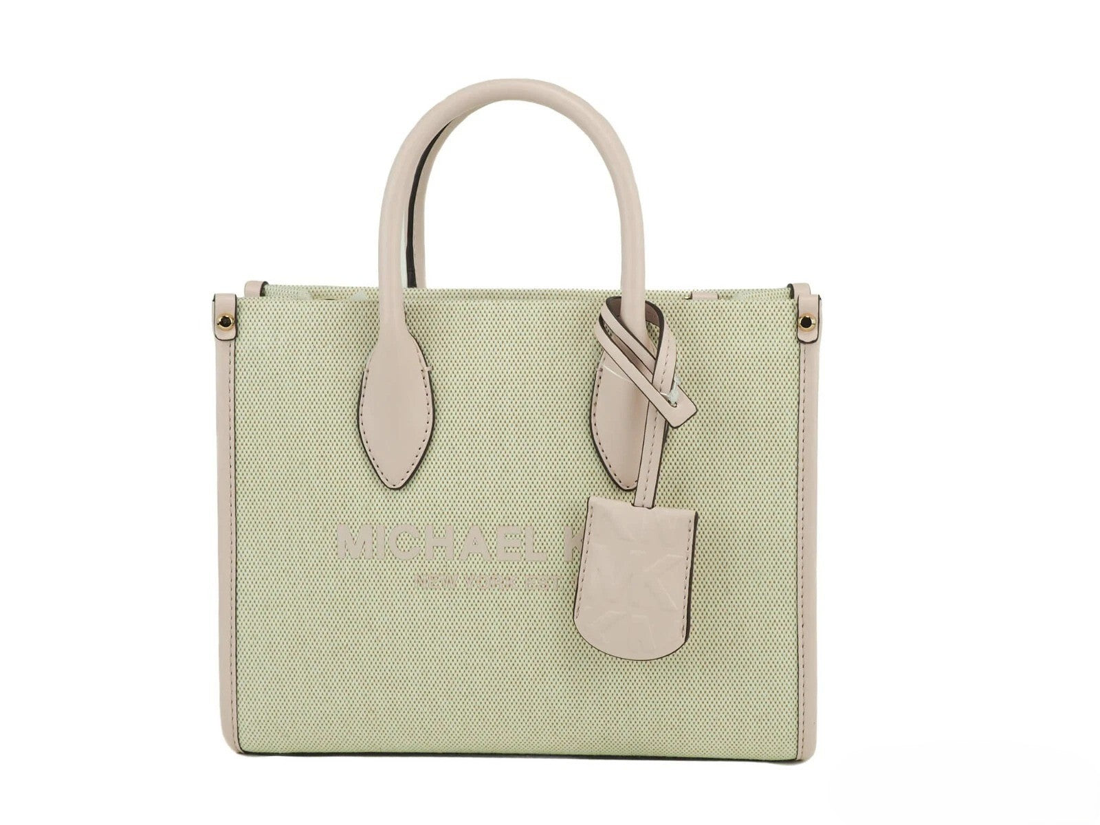 Michael Kors Mirella Small Powder Blush Canvas Shopper Umhängetasche Handtasche