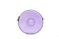 Versace Round Disco Flieder Leder Camera Case Umhängetasche Handtasche