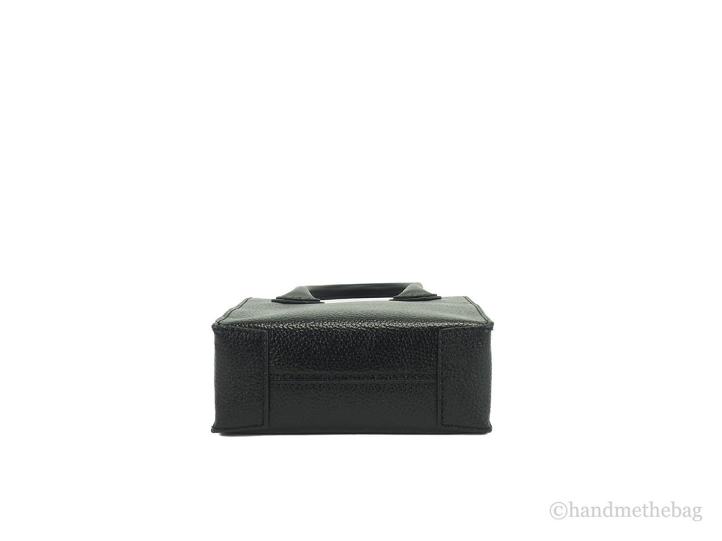 Michael Kors Damen Leder XS Mercer Crossbody Schwarz Unifarben