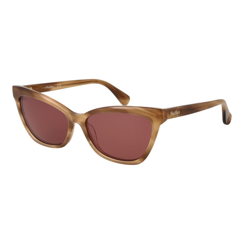 Max Mara Braune Sonnenbrille aus Acetat