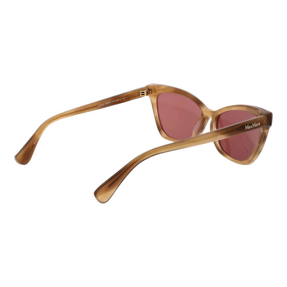 Max Mara Braune Sonnenbrille aus Acetat