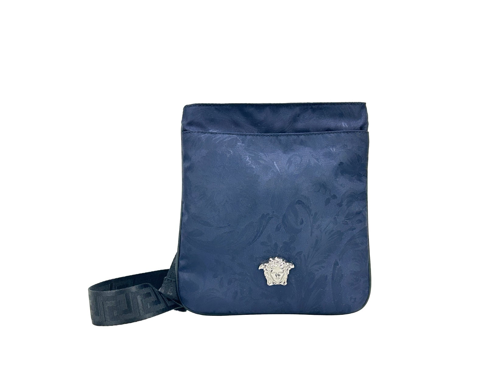 Versace Medusa Umhängetasche aus Leder