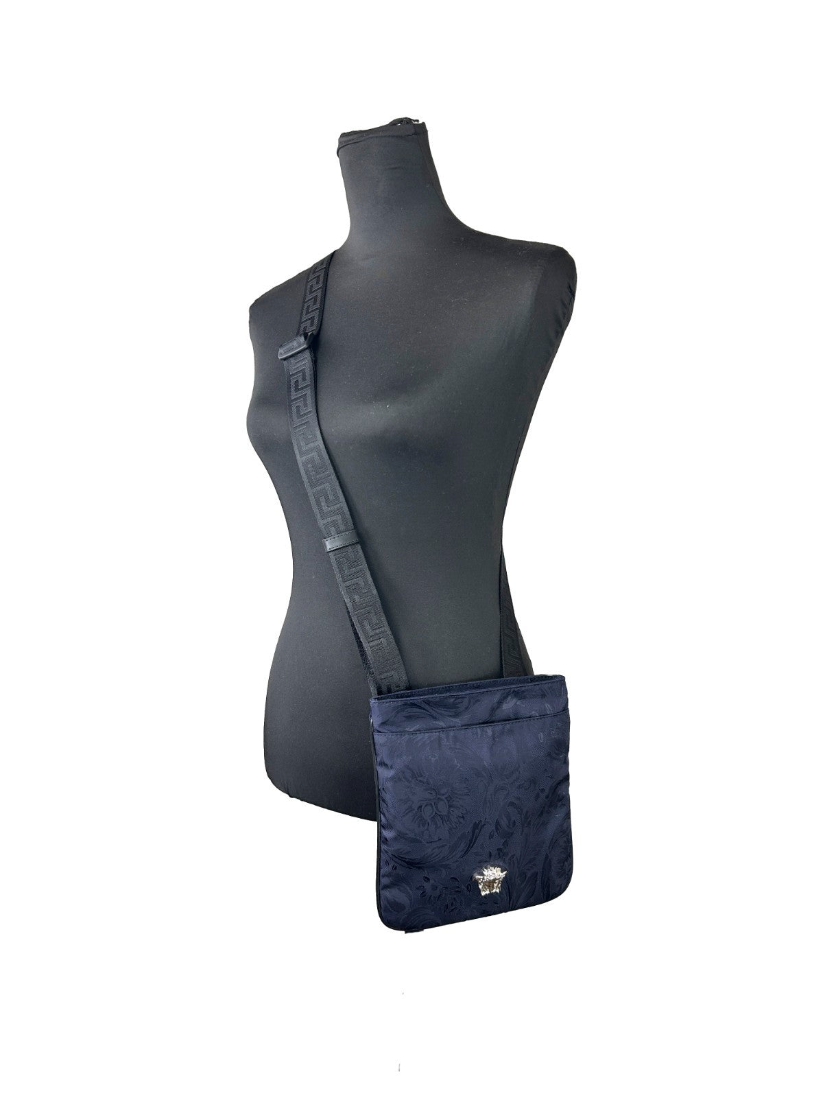 Versace Medusa Umhängetasche aus Leder