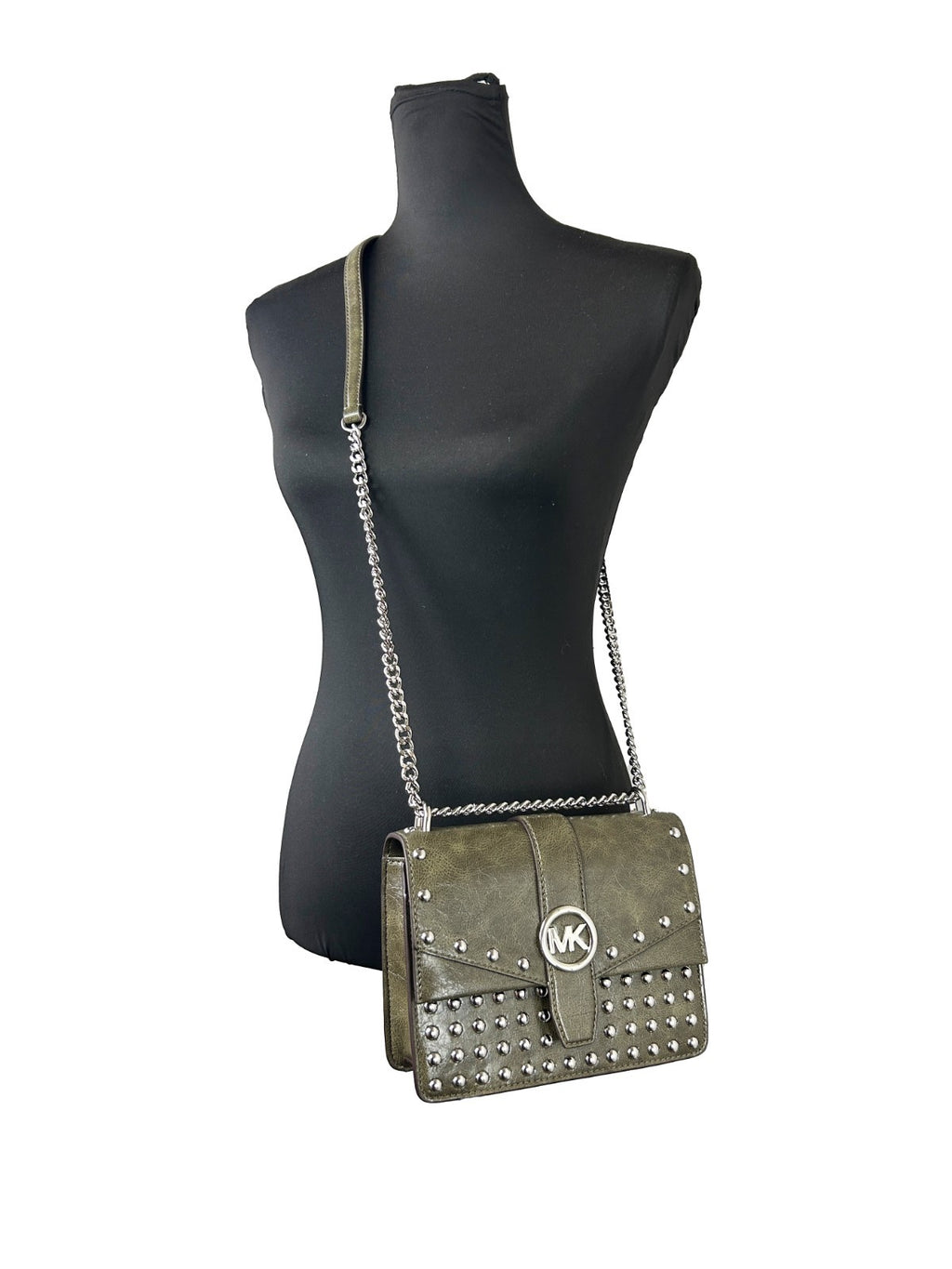 Michael Kors Greenwich Kleine Umhängetasche mit Überschlag