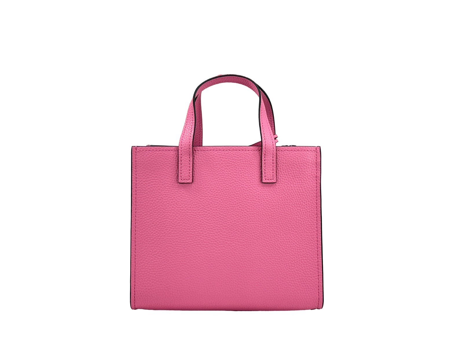 Marc Jacobs Mini Grind Tasche aus rosafarbenem Leder mit Umhängegurt