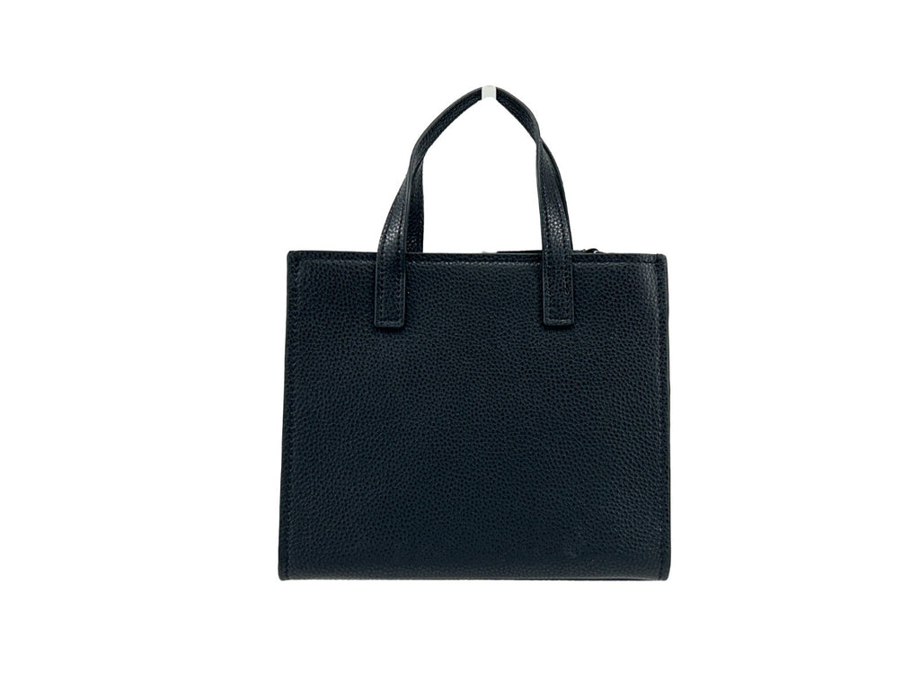 Marc Jacobs Mini Grind Schwarze Leder Umhängetasche