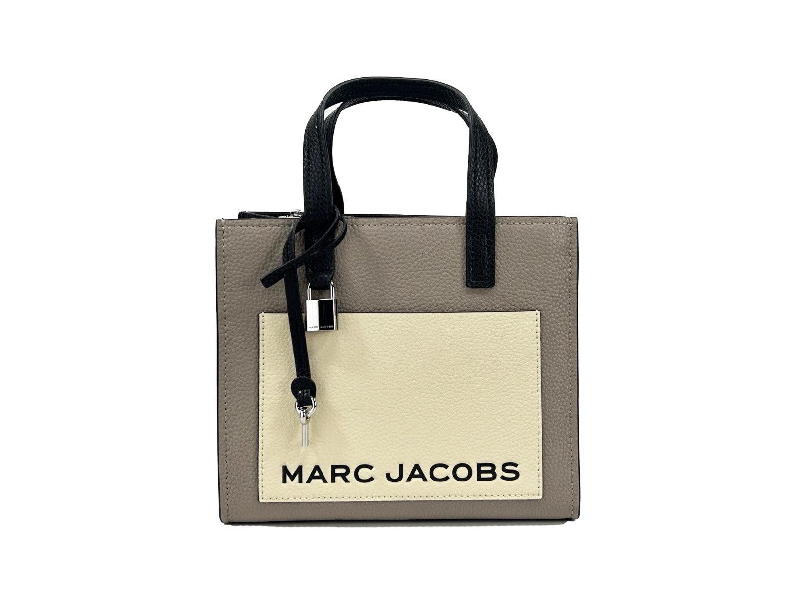Marc Jacobs Grind Mini Leder Tote Crossbody Bag