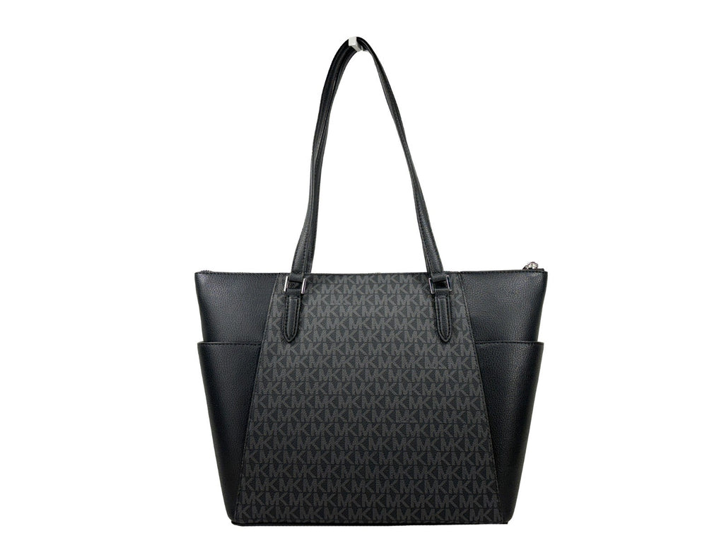 Michael Kors Charlotte Leder Top-Zip-Tote-Tasche